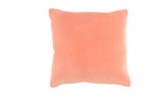 50cm Clay Colour Velvet Cushion with Piping